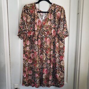 Dear Scarlett Babydoll Short-sleeve Dress